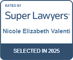 Rated By Super Lawyers | Nicole Elizabeth Valenti | Selected in 2025